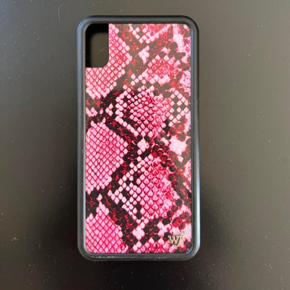 Wildflower Pink Snakeskin phone case